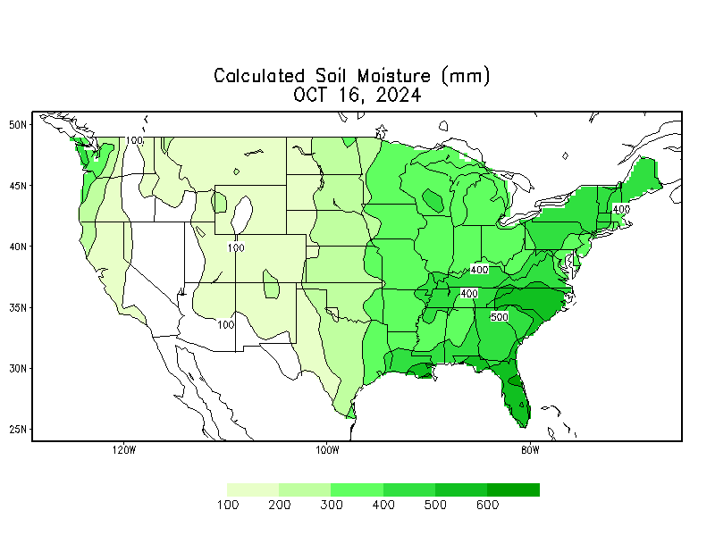 Weather radar map